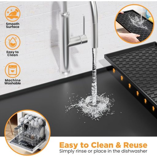 Jukibole szilikon kávégép alátét 60x40cm csúszásmentes hőálló mosogatógépben mosható