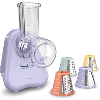   Moulinex Fresh Express DK8546E0 elektromos zöldségreszelő 4az1-ben lila
