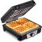 Yabano 1200W Gofrisütő 4 Belga Gofrihoz, Tapadásmentes Lemezzel és Hőfokszabályzóval