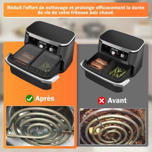 Woobroo Ninja AF500EU 4L légfryer szilikon védőhálóhoz - Fröccsenésvédelem