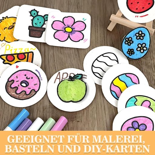 VEGCOO Magic Puffy Paint 48 részes 3D festékszett gyerekeknek 12 szín markőrral