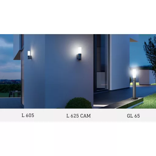Steinel L 625 CAM SC LED kültéri lámpa kamerával, mozgásérzékelővel és Wi-Fi 6