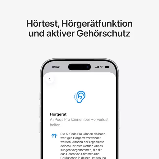 Apple AirPods Pro 3 Aktív zajszűrés, szívritmus monitor, hallásegészségügyi funkció, USB-C töltés