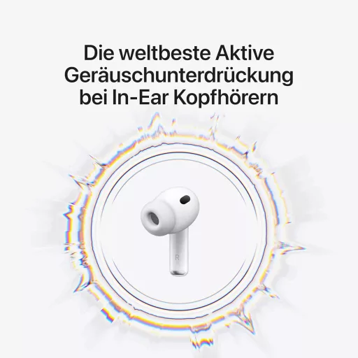 Apple AirPods Pro 3 Aktív zajszűrés, szívritmus monitor, hallásegészségügyi funkció, USB-C töltés