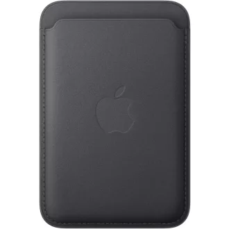 Apple iPhone MagSafe Fabric Pénztárca Fekete - Black