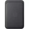 Apple iPhone MagSafe Fabric Pénztárca Fekete - Black