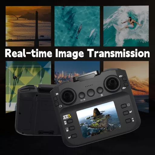 Toladrone TD12LCD Drón Kamerával, Összecsukható Quadcopter Felnőtteknek és Kezdőknek