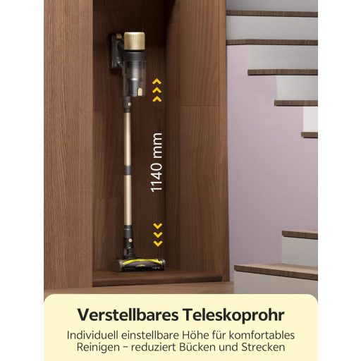 Ultenic 600W Akkumulátoros Porszívó 55000Pa, 65 Perc Üzemidő, Kézi és Padlóporszívó Háziállatszőr Szőnyeg Keményparketta