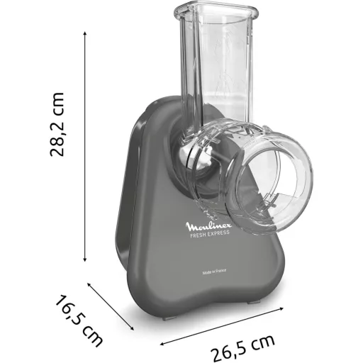 Moulinex Fresh Express DK855HE0 elektromos zöldségreszelő 5 az 1-ben szürke
