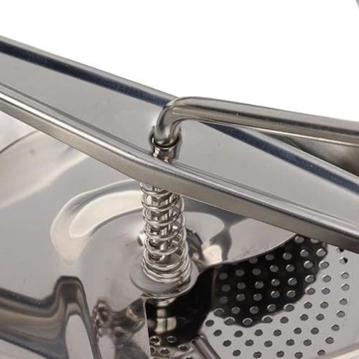 PARENCE Rozsdamentes Zöldség Reszelo 3 Koronggal Burgonyatörő 20cm