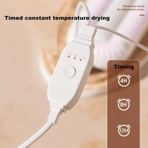 Uscător electric de încălțăminte Taechalingo cu lumină UV, pliabil, pentru încălțăminte și mănuși