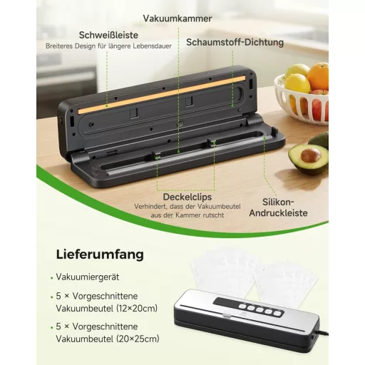 Woox vákuumozó gép háztartási gyors kompakt élelmiszer tároláshoz