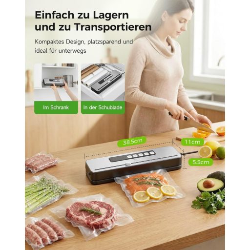 Woox vákuumozó gép háztartási gyors kompakt élelmiszer tároláshoz