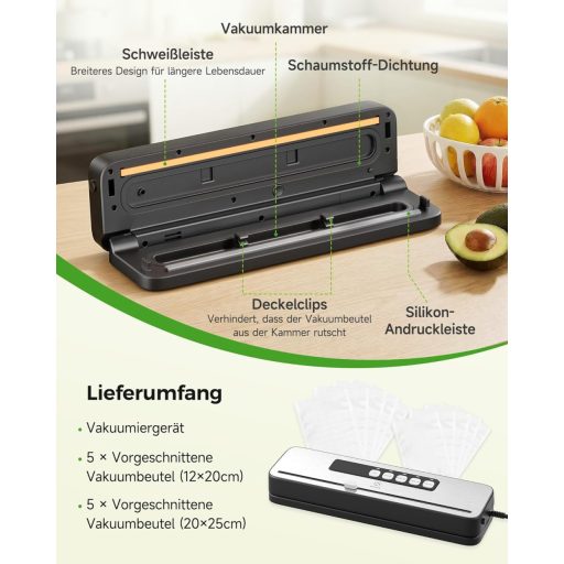 Woox vákuumozó gép háztartási gyors kompakt élelmiszer tároláshoz