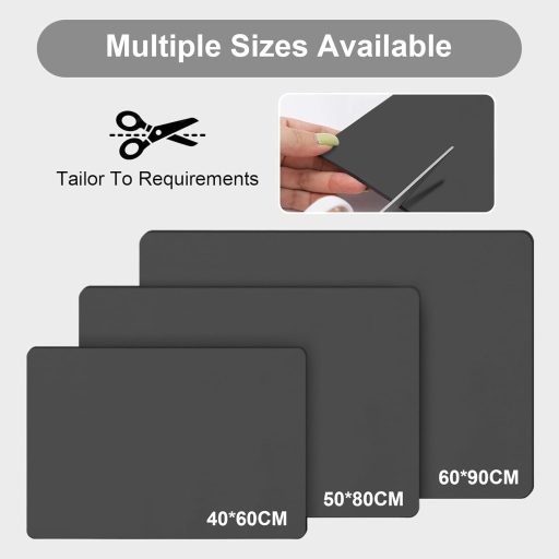 AMFUN szuperabszorbens fürdőszobai szőnyeg, gyorsan száradó, csúszásmentes fürdőszobai kilépő 40x60cm sötétszürke