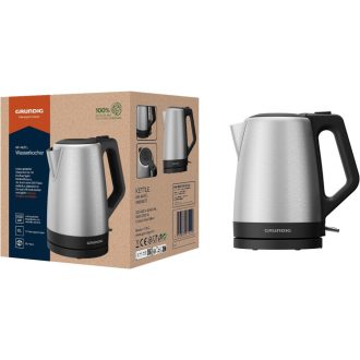   Grundig WK 4420 L Vízforraló 1,7L Rozsdamentes Acél 2200W Automata Kikapcsolás