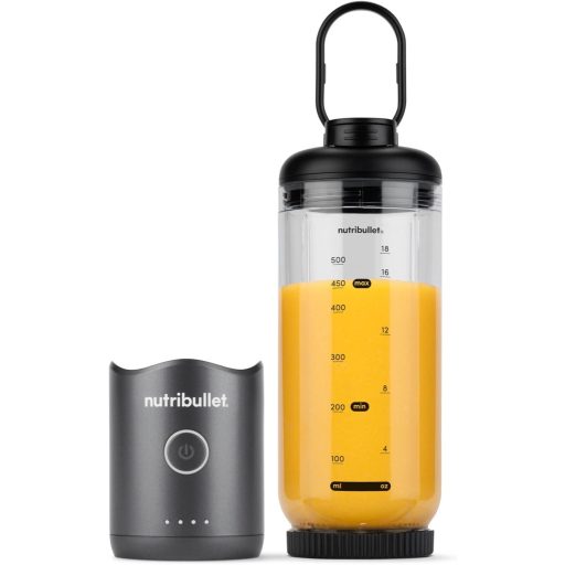 NutriBullet Flex 590ml hordozható smoothie mixer USB-C, jégzúzó, BPA-mentes pohár