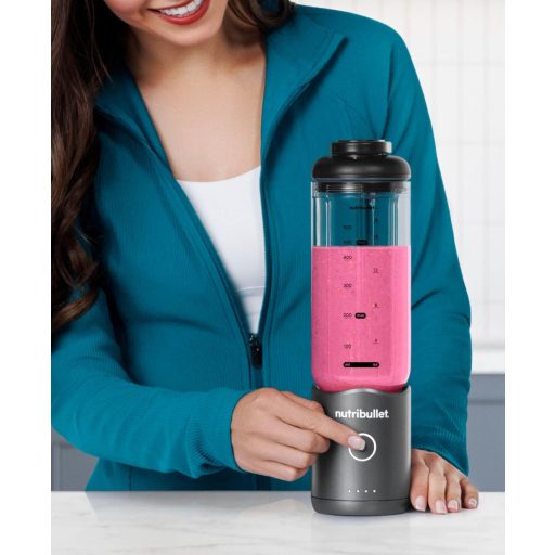 NutriBullet Flex 590ml hordozható smoothie mixer USB-C, jégzúzó, BPA-mentes pohár