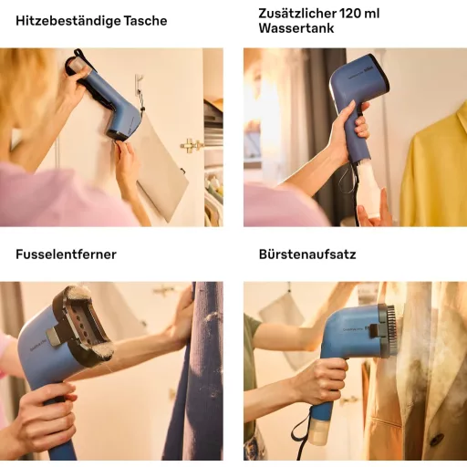 Braun QuickStyle 3 GS3024BL Kompakt Gőzölő 1100W Gyors Felmelegítés 22g/min Kék