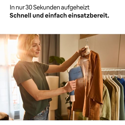 Braun QuickStyle 3 GS3024BL Kompakt Gőzölő 1100W Gyors Felmelegítés 22g/min Kék