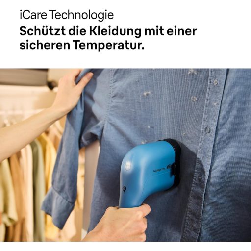 Braun QuickStyle 3 GS3024BL Kompakt Gőzölő 1100W Gyors Felmelegítés 22g/min Kék