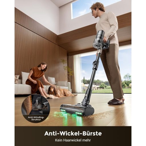 Proscenic P20 Vezeték Nélküli Porszívó Nedves Törléshez, 70 KPa, 680W, Állványos Töltővel