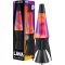 LAVA Evenfall Rocket lávalámpa sárga viasszal, lila folyadékkal, 37 cm