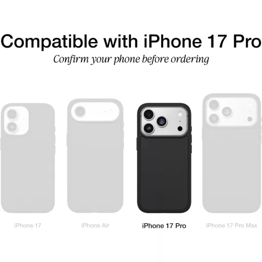 OtterBox iPhone 17 Pro Defender Pro Series tok fekete, erős és tartós
