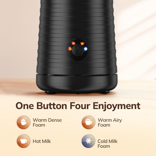 Morpilot 4az1-ben elektromos tejhabosító automata forró és hideg tejhez