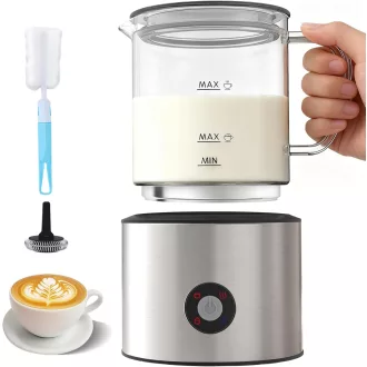   Casimhu 4 az 1-ben elektromos tejhabosító 500ml indukciós meleg hideg - Platinum Colour