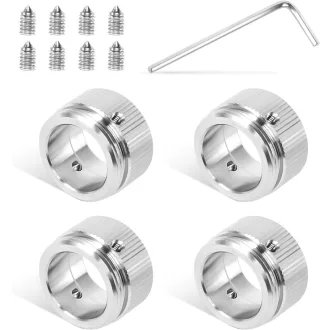   Adaptor robinet termostatat pentru calorifer Prota M30x1.5, oțel inoxidabil, 4 bucăți, adaptor supapă de încălzire