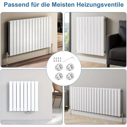 prota M30x1.5 Radiátor Termosztát Adapter Rozsdamentes Acél 4db Fűtési Szelep Adapter