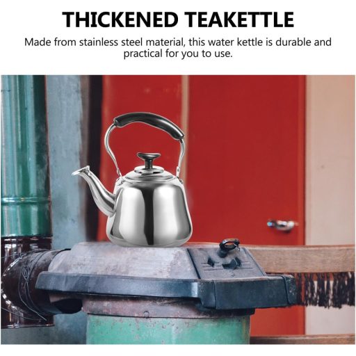 Cabilock 1L rozsdamentes acél síppal ellátott vízforraló szűrővel