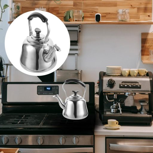 Cabilock 1L rozsdamentes acél síppal ellátott vízforraló szűrővel