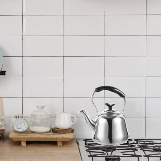 Cabilock 1L rozsdamentes acél síppal ellátott vízforraló szűrővel