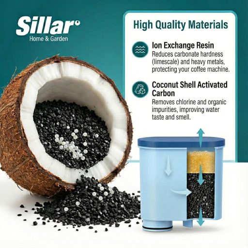 Sillar vízszűrő patron Philips AquaClean CA6903 kávéhoz 3db