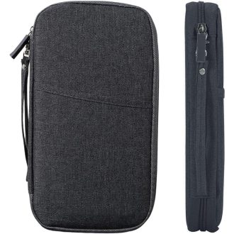   HSYTEK Utazási Dokumentumtartó 8 Zsebbel, Vízálló Útlevéltok, Családi Utazásszervező