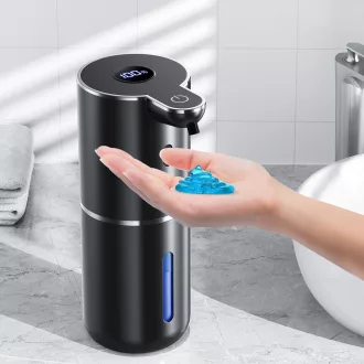   Fachixy Automata Szappan Adagoló Digitális Kijelzővel 380ml USB Töltés IPX5 Vízálló