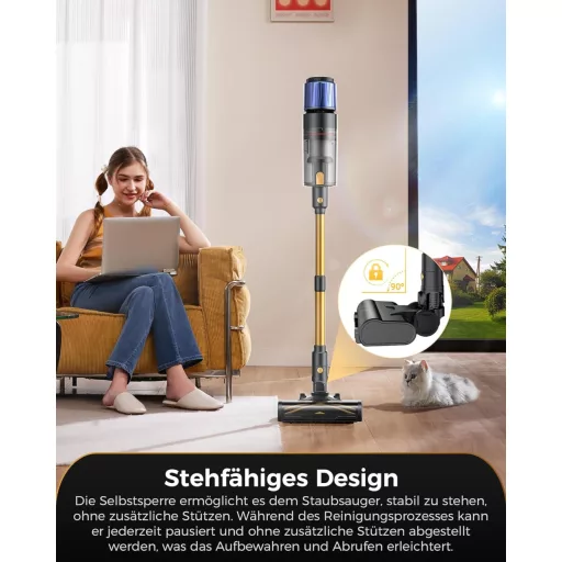 Proscenic P15 Vezeték nélküli porszívó 70 perc üzemidő 55 kPa teljesítmény