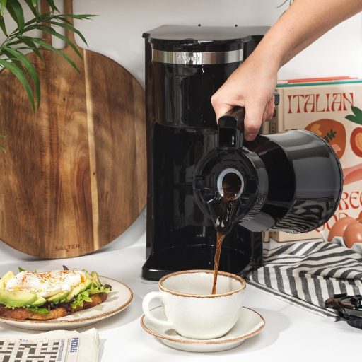 Salter Thermobrew Filteres Kávéfőző 8 Csésze, 1L Termikus Üveg, 5 Órás Hőtartás