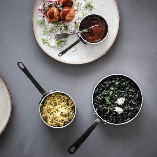 Lacor Mini Tri-Metal Rozsdamentes Acél Edény 270ml Titán Bevonattal