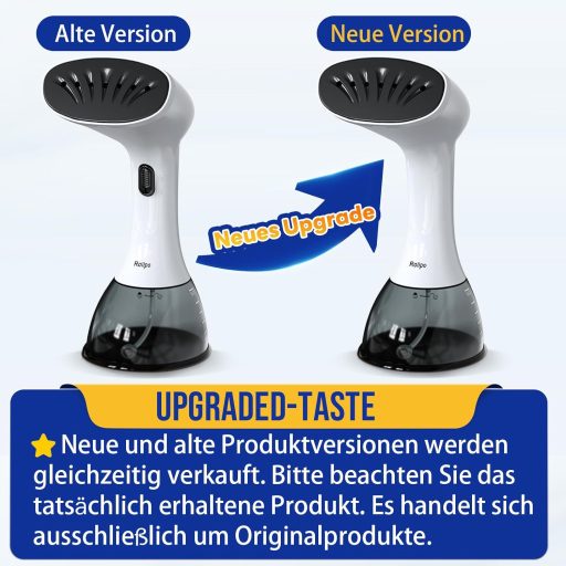 Rolipo 1640W gőzölő 400ml tartállyal ruhafrissítő utazáshoz otthonhoz