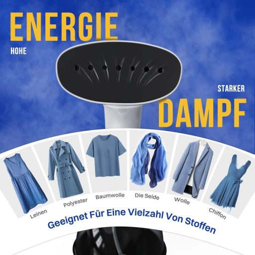 Rolipo 1640W gőzölő 400ml tartállyal ruhafrissítő utazáshoz otthonhoz