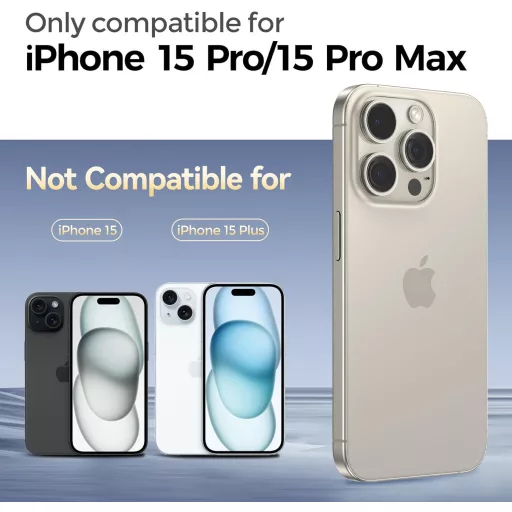 Niphabe iPhone 15 Pro/Pro Max kamera védőfólia 4db, 9H edzett üveg