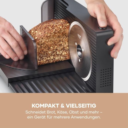 SEVERIN AS 9595 kenyér- és hússzeletelő állítható vágáserősséggel