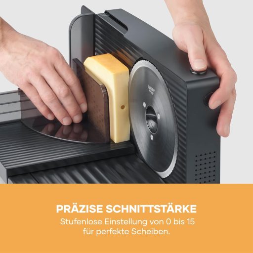 SEVERIN AS 9595 kenyér- és hússzeletelő állítható vágáserősséggel