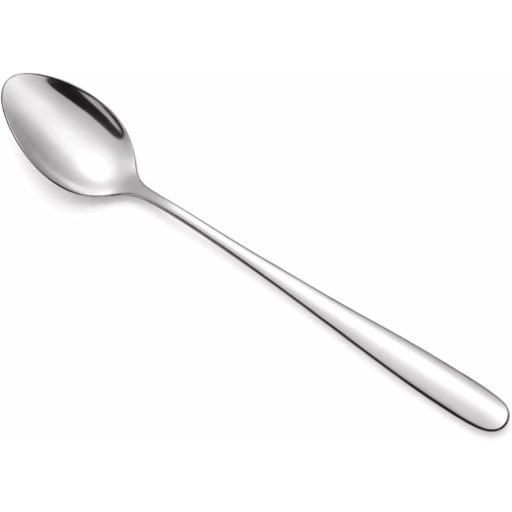 PARENCE 6 darabos hosszú desszert kanál szett 18,5 cm rozsdamentes acél gravírozott nyéllel