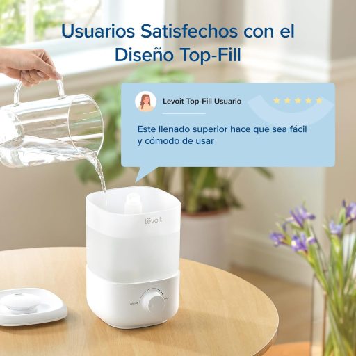 LEVOIT Baby Párásító 2.5L, 25 Órás Működés, Csendes 23dB, 360° Forgó Fúvóka