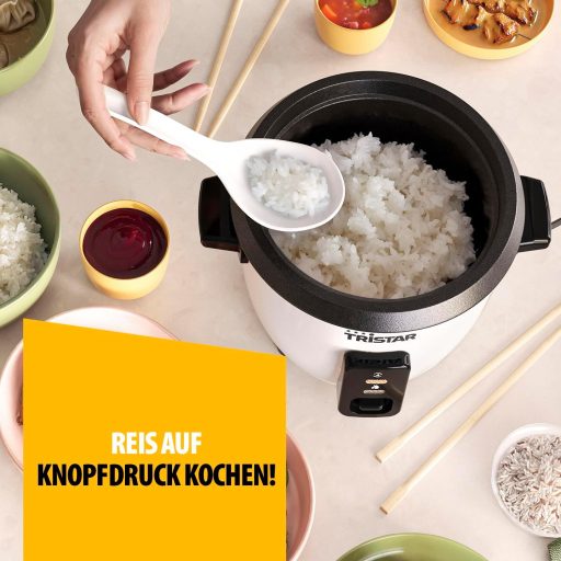 Tristar RK-6142 Rizsfőző 0,6L Tapadásmentes Belsővel Automata Melegítéssel