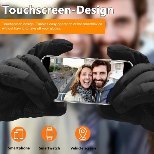 Vyhrievané rukavice Loowoko, 7,4 V, 3000 mAh batéria, veľkosť M